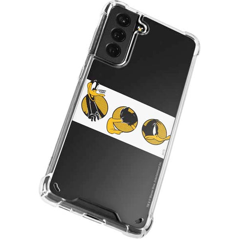 Looney Tunes Daffy Duck Three Circles Galaxy S21 5G Clear Case