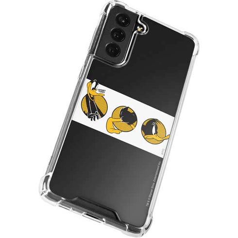 Looney Tunes Daffy Duck Three Circles Galaxy S21 FE Clear Case