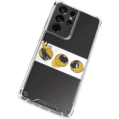 Looney Tunes Daffy Duck Three Circles Galaxy S21 Ultra 5G Clear Case