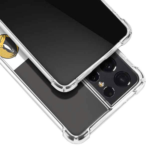 Looney Tunes Daffy Duck Three Circles Galaxy S21 Ultra 5G Clear Case
