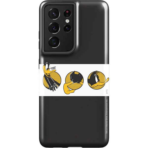 Looney Tunes Daffy Duck Three Circles Galaxy S21 Ultra 5G Pro Case