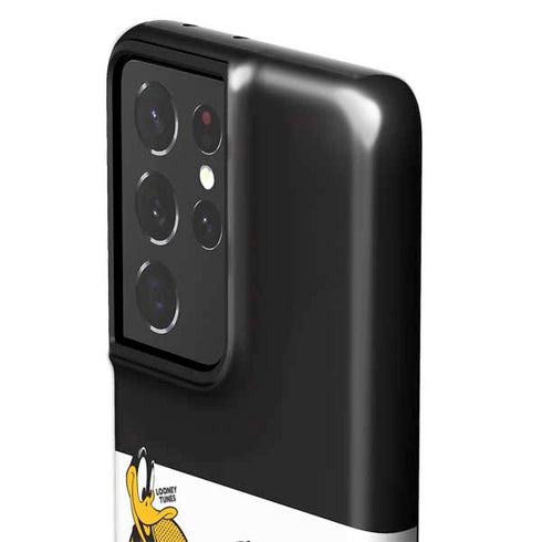 Looney Tunes Daffy Duck Three Circles Galaxy S21 Ultra 5G Pro Case