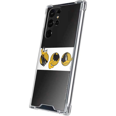 Looney Tunes Daffy Duck Three Circles Galaxy S22 Ultra Clear Case