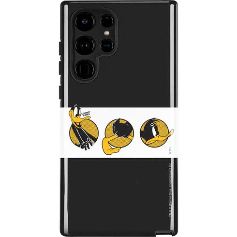 Looney Tunes Daffy Duck Three Circles Galaxy S22 Ultra Pro Case