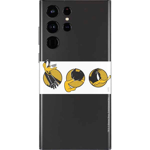 Looney Tunes Daffy Duck Three Circles Galaxy S22 Ultra Skin