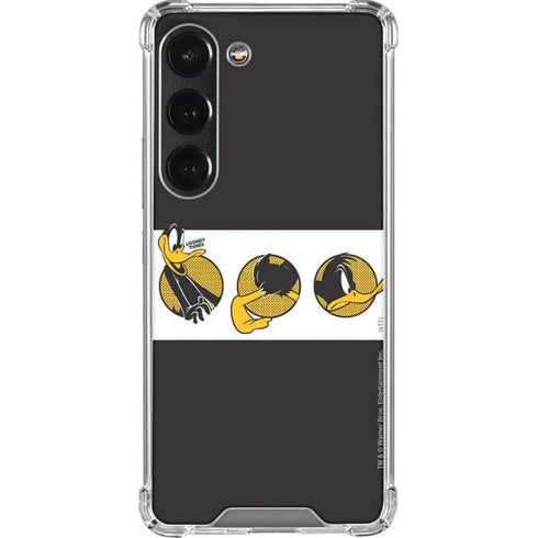 Looney Tunes Daffy Duck Three Circles Galaxy S23 Clear Case
