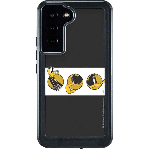 Looney Tunes Daffy Duck Three Circles Galaxy S23 Plus Waterproof Case