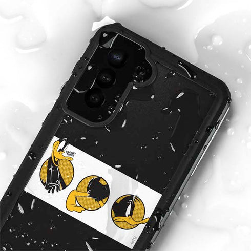 Looney Tunes Daffy Duck Three Circles Galaxy S23 Plus Waterproof Case