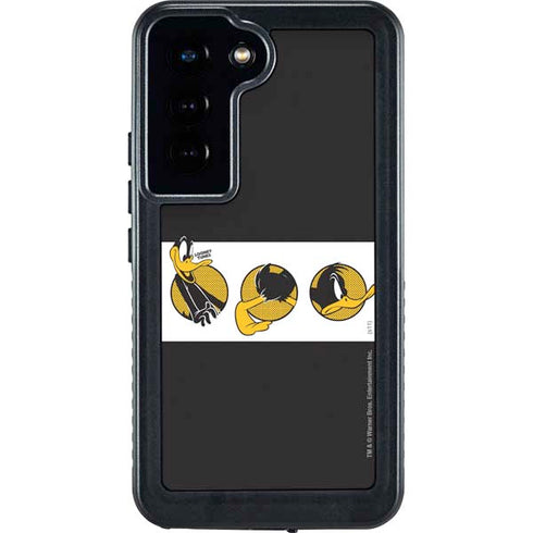 Looney Tunes Daffy Duck Three Circles Galaxy S23 Waterproof Case