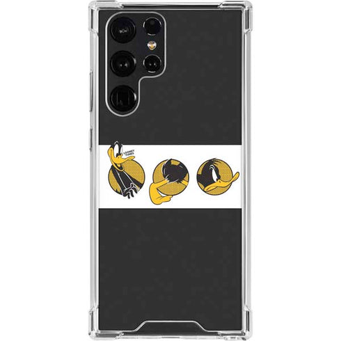 Looney Tunes Daffy Duck Three Circles Galaxy S24 Ultra Clear Case