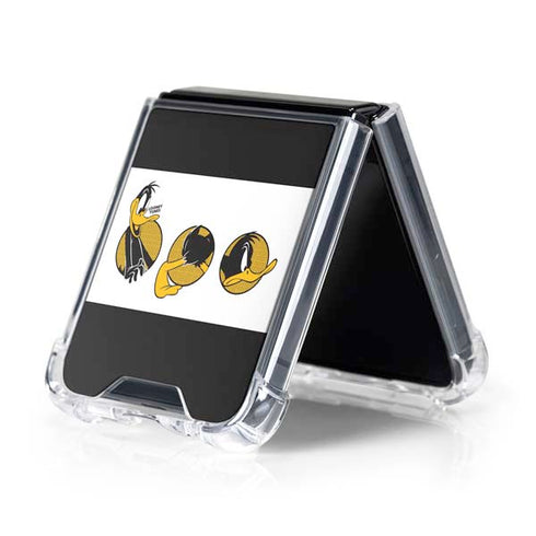 Looney Tunes Daffy Duck Three Circles Galaxy Z Flip5 5G Clear Case