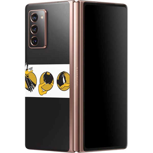 Looney Tunes Daffy Duck Three Circles Galaxy Z Fold2 5G Skin