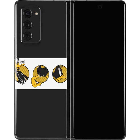 Looney Tunes Daffy Duck Three Circles Galaxy Z Fold2 5G Skin