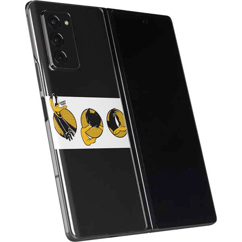 Looney Tunes Daffy Duck Three Circles Galaxy Z Fold2 5G Skin