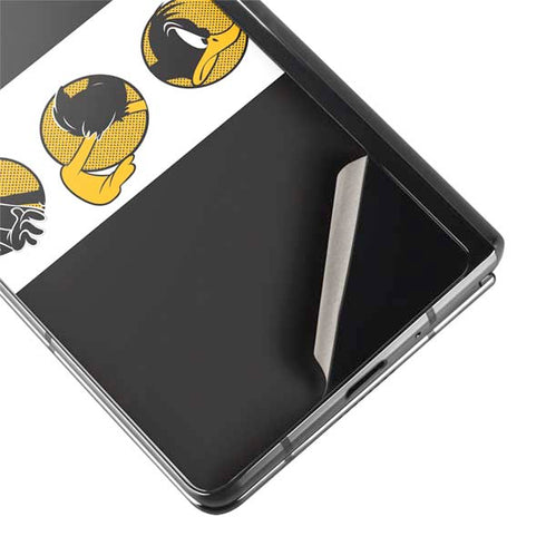Looney Tunes Daffy Duck Three Circles Galaxy Z Fold2 5G Skin