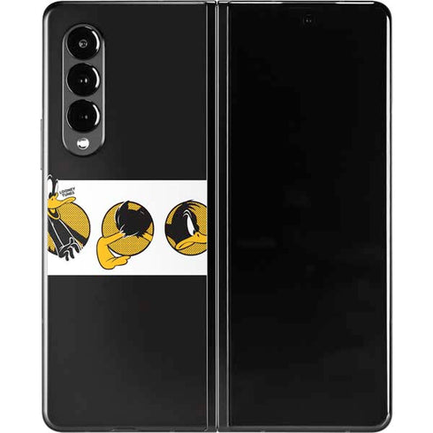 Looney Tunes Daffy Duck Three Circles Galaxy Z Fold3 5G Skin