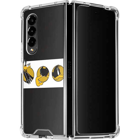 Looney Tunes Daffy Duck Three Circles Galaxy Z Fold4 5G Clear Case