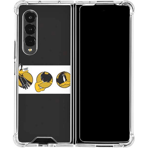 Looney Tunes Daffy Duck Three Circles Galaxy Z Fold4 5G Clear Case