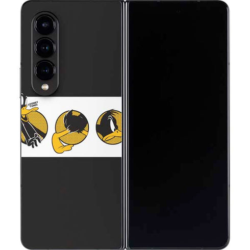 Looney Tunes Daffy Duck Three Circles Galaxy Z Fold4 5G Skin