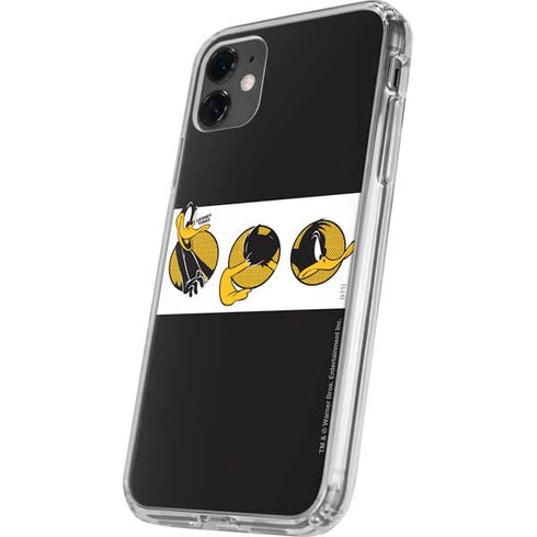 Looney Tunes Daffy Duck Three Circles iPhone 11 Clear Case