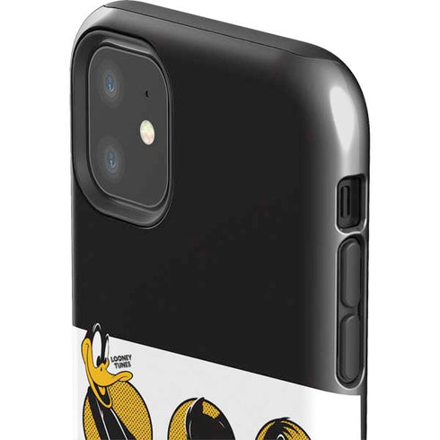 Looney Tunes Daffy Duck Three Circles iPhone 11 Impact Case