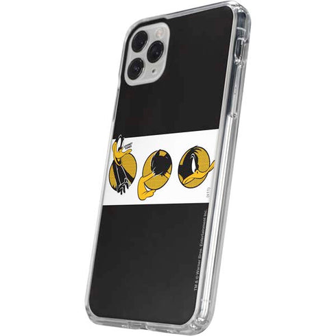 Looney Tunes Daffy Duck Three Circles iPhone 11 Pro Clear Case