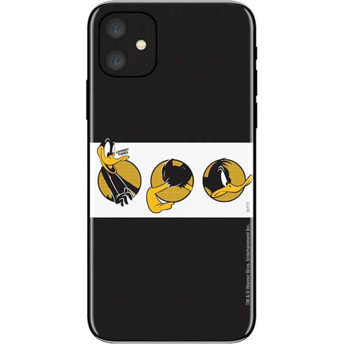 Looney Tunes Daffy Duck Three Circles iPhone 11 Skin