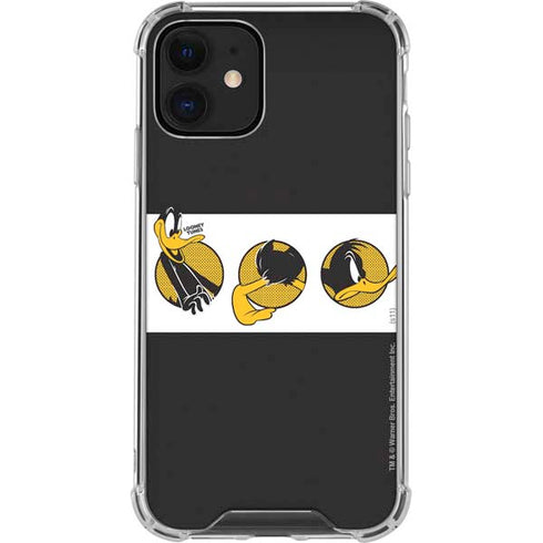 Looney Tunes Daffy Duck Three Circles iPhone 12 Mini Clear Case