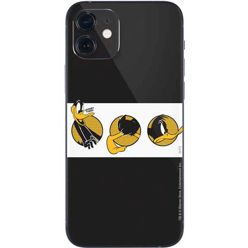 Looney Tunes Daffy Duck Three Circles iPhone 12 Mini Skin