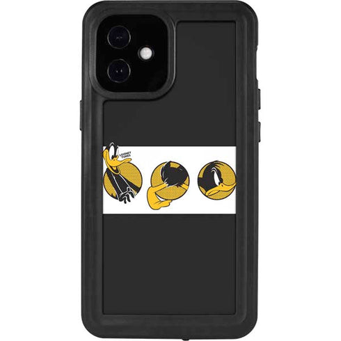Looney Tunes Daffy Duck Three Circles iPhone 12 Mini Waterproof Case