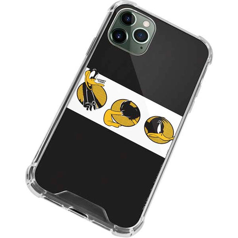 Looney Tunes Daffy Duck Three Circles iPhone 12 Pro Clear Case