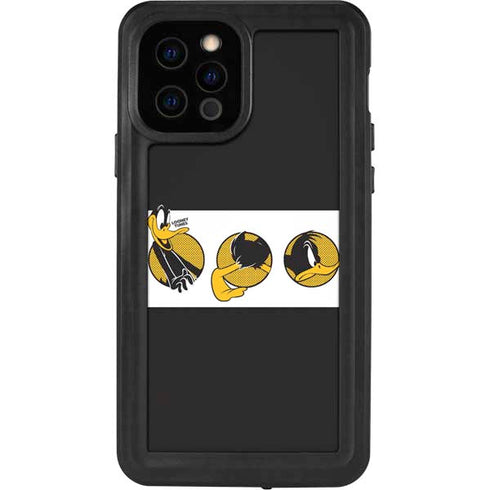 Looney Tunes Daffy Duck Three Circles iPhone 12 Pro Waterproof Case