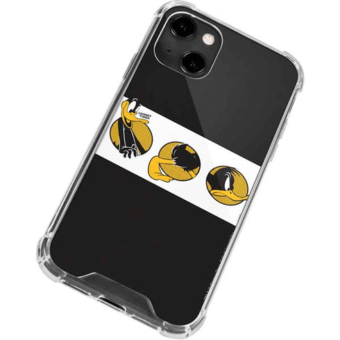 Looney Tunes Daffy Duck Three Circles iPhone 13 Clear Case