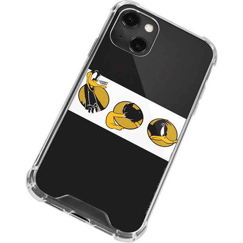 Looney Tunes Daffy Duck Three Circles iPhone 13 Mini Clear Case