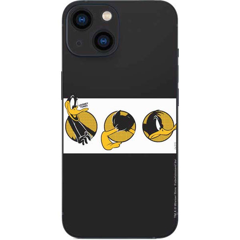 Looney Tunes Daffy Duck Three Circles iPhone 13 Mini Skin