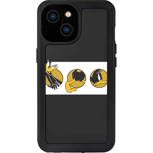 Looney Tunes Daffy Duck Three Circles iPhone 13 Mini Waterproof Case