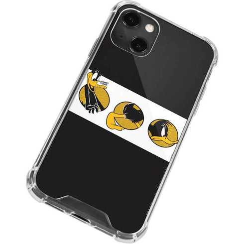 Looney Tunes Daffy Duck Three Circles iPhone 14 Plus Clear Case