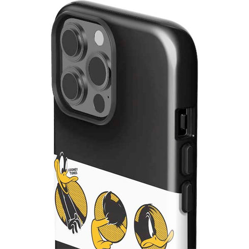 Looney Tunes Daffy Duck Three Circles iPhone 15 Pro Max Impact Case