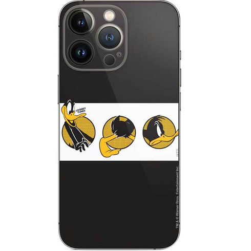 Looney Tunes Daffy Duck Three Circles iPhone 14 Pro Skin