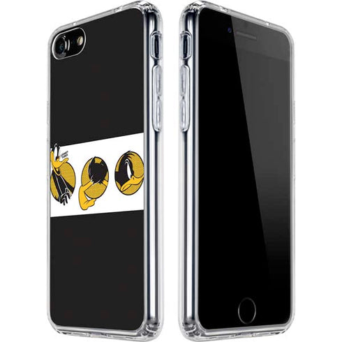 Looney Tunes Daffy Duck Three Circles iPhone SE (2nd & 3rd Gen) Clear Case