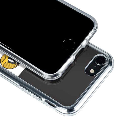 Looney Tunes Daffy Duck Three Circles iPhone SE (2nd & 3rd Gen) Clear Case