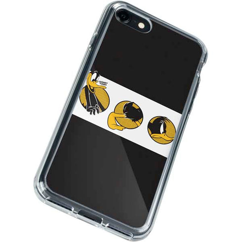 Looney Tunes Daffy Duck Three Circles iPhone SE (2nd & 3rd Gen) Clear Case