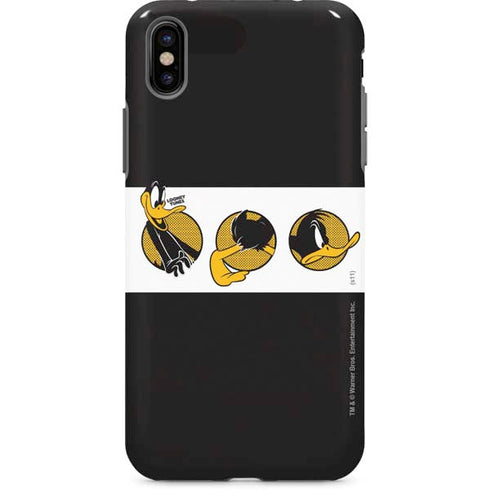 Looney Tunes Daffy Duck Three Circles iPhone X Pro Case