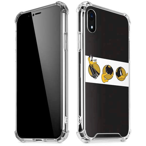 Looney Tunes Daffy Duck Three Circles iPhone XR Clear Case