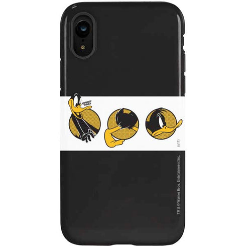 Looney Tunes Daffy Duck Three Circles iPhone XR Pro Case