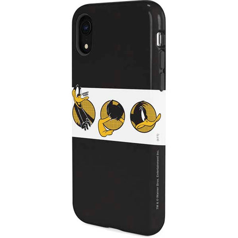 Looney Tunes Daffy Duck Three Circles iPhone XR Pro Case