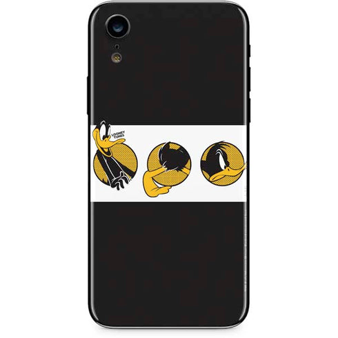 Looney Tunes Daffy Duck Three Circles iPhone XR Skin