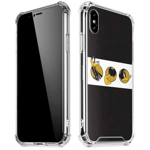 Looney Tunes Daffy Duck Three Circles iPhone XS Max Clear Case