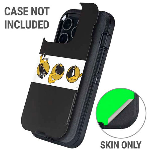 Looney Tunes Daffy Duck Three Circles Otterbox Defender iPhone Skin