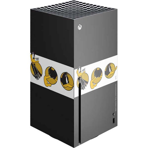 Looney Tunes Daffy Duck Three Circles Xbox Series X Console Skin
